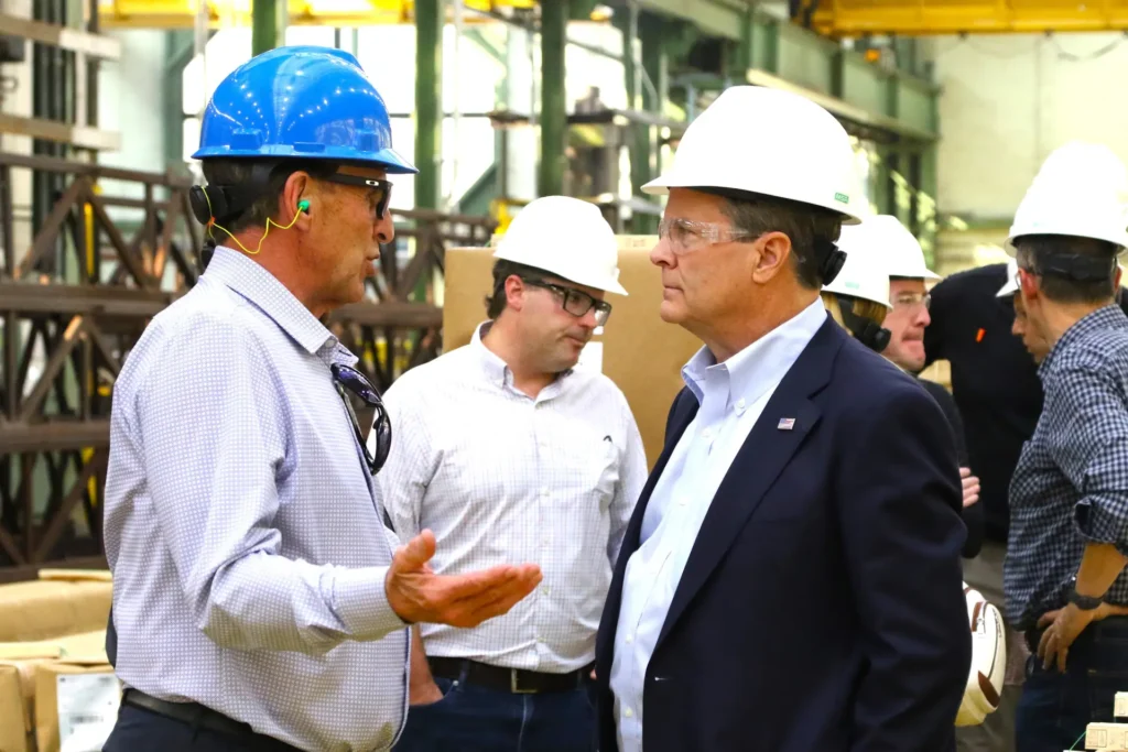 U.S. Rep. Norcross tours Western Aluminum Extrusions in New Jersey